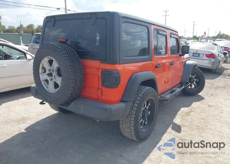 2018 Jeep Wrangler Unlimited Sport S 4X4 from USA, damaged, VIN 1C4HJXDG9JW226181
